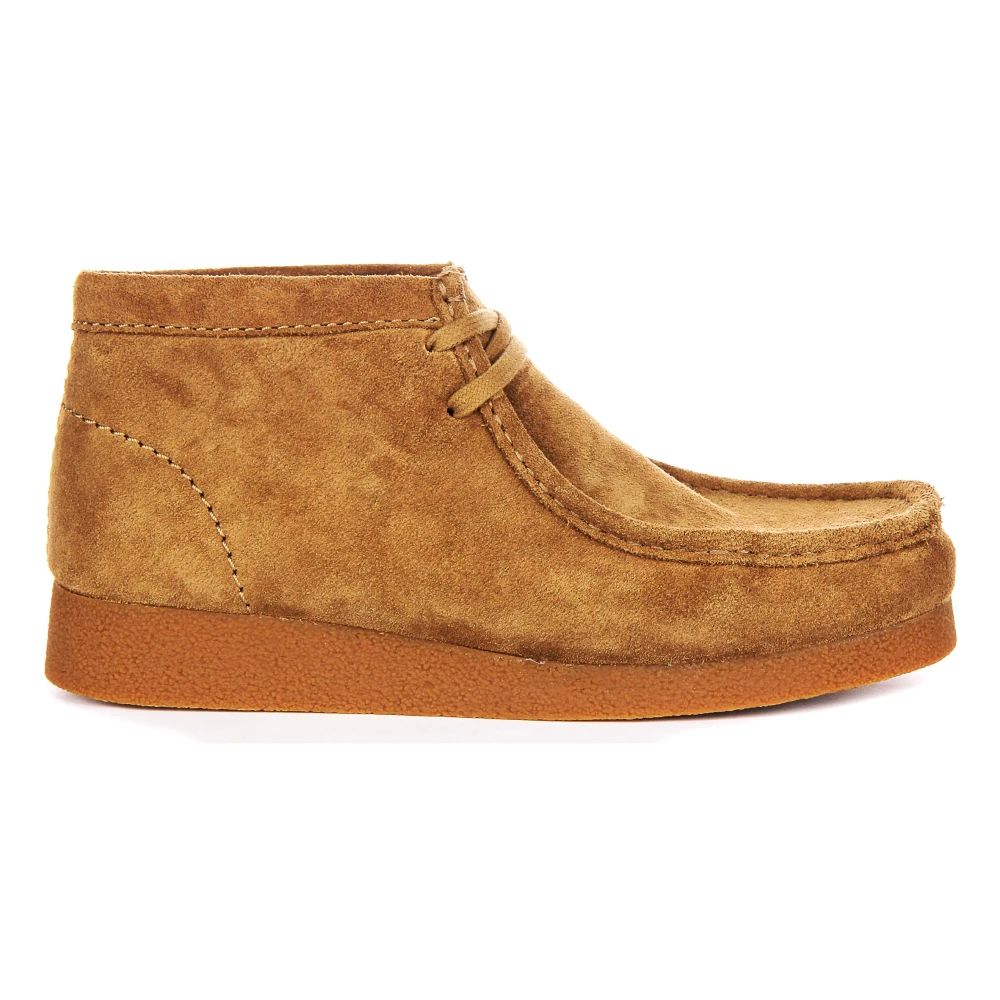 Clarks Men's Beige Lace-Up Boots Size 10