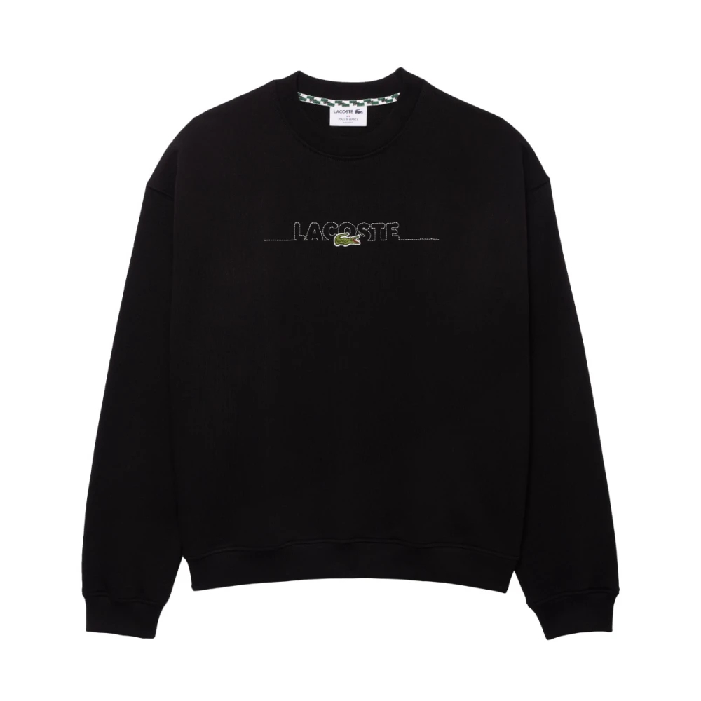 Lacoste Men's Black Sweatshirts Medium