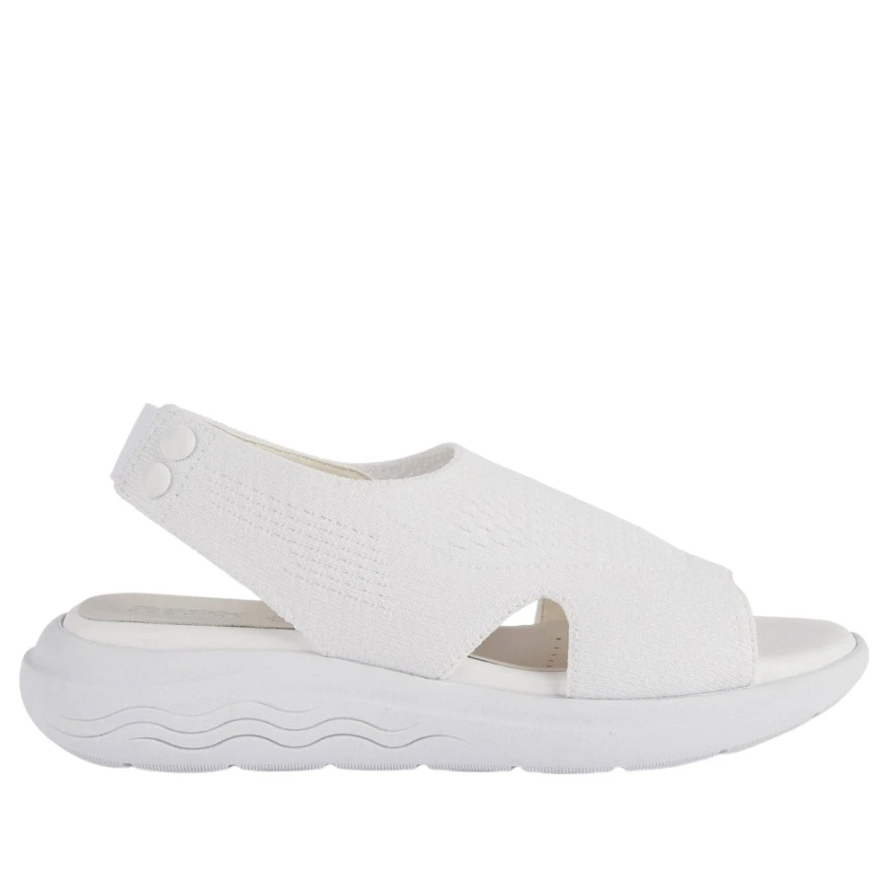 Geox Women's White Flat Sandals Size 5 Uk