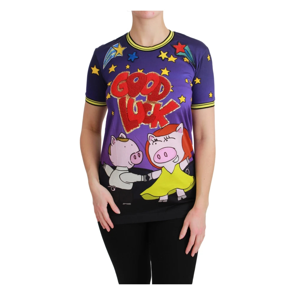 Dolce & Gabbana Women's Multicolor T-Shirts Extra Small
