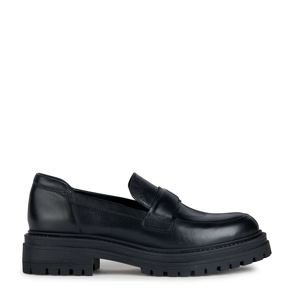 Geox Women's Black Loafers Size 3 Uk