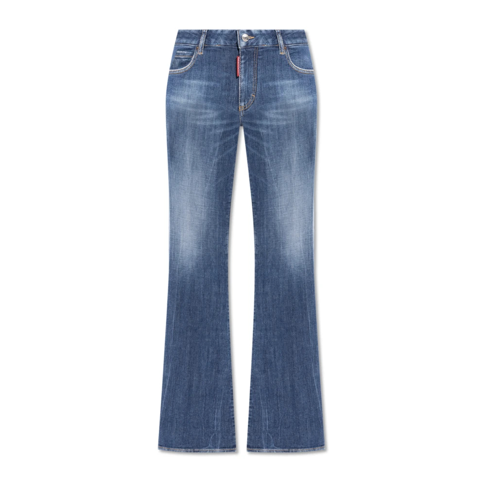 Dsquared2 Women's Blue Flared Jeans Medium