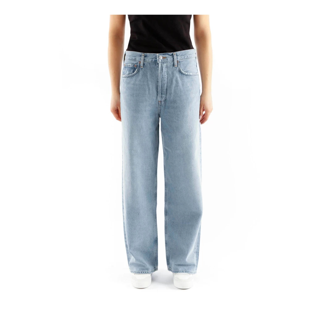 Agolde Women's Blue Straight Jeans W30