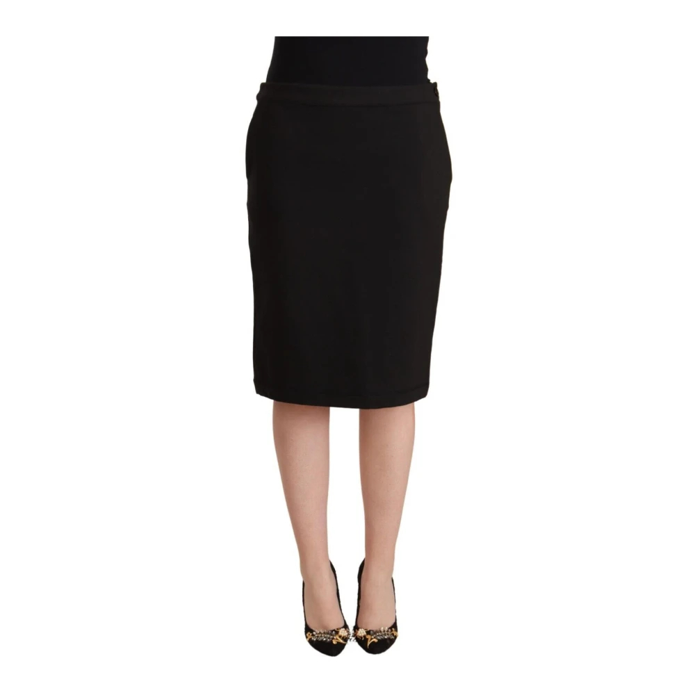 Gianfranco Ferré Women's Black Midi Skirts 2XS