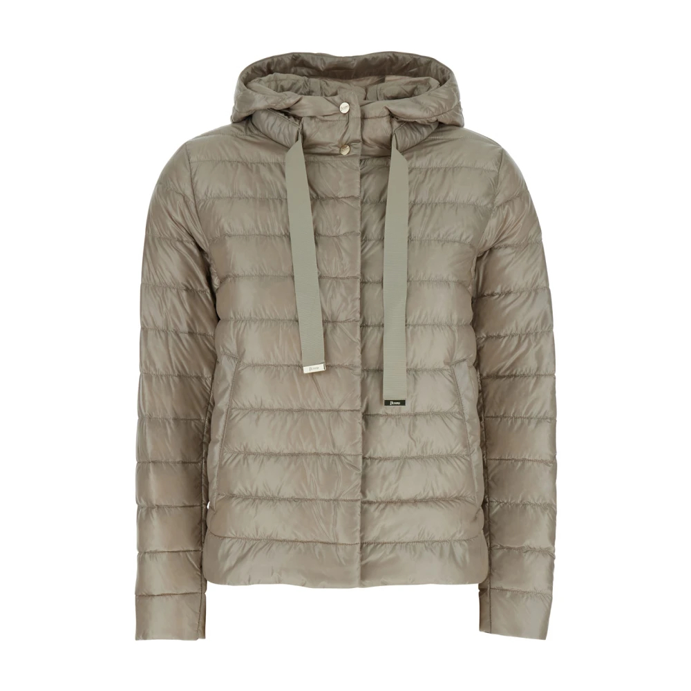 Herno Women's Beige Winter Jackets Medium