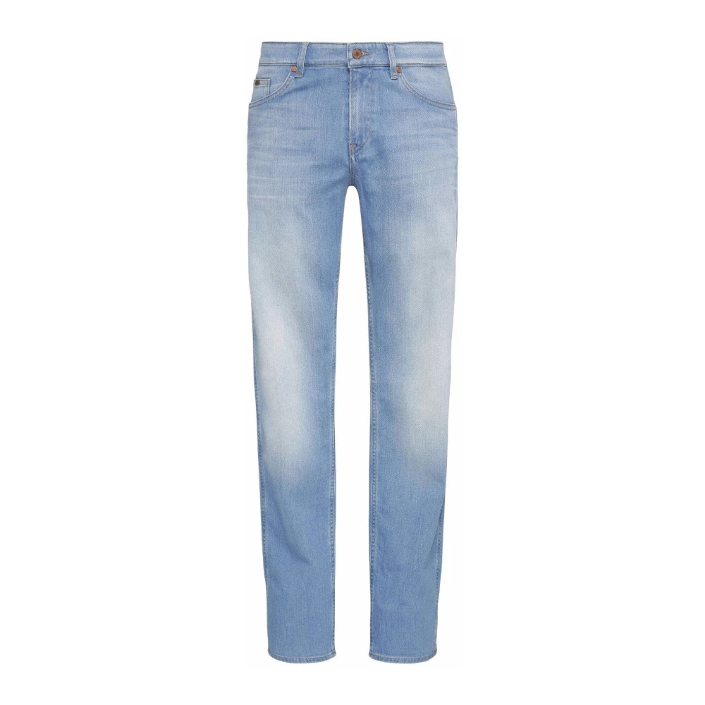 Hugo Boss Men's Blue Slim-Fit Jeans W40