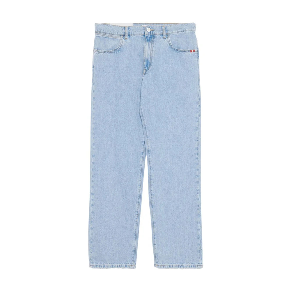 Amish Men's Blue Straight Jeans W31