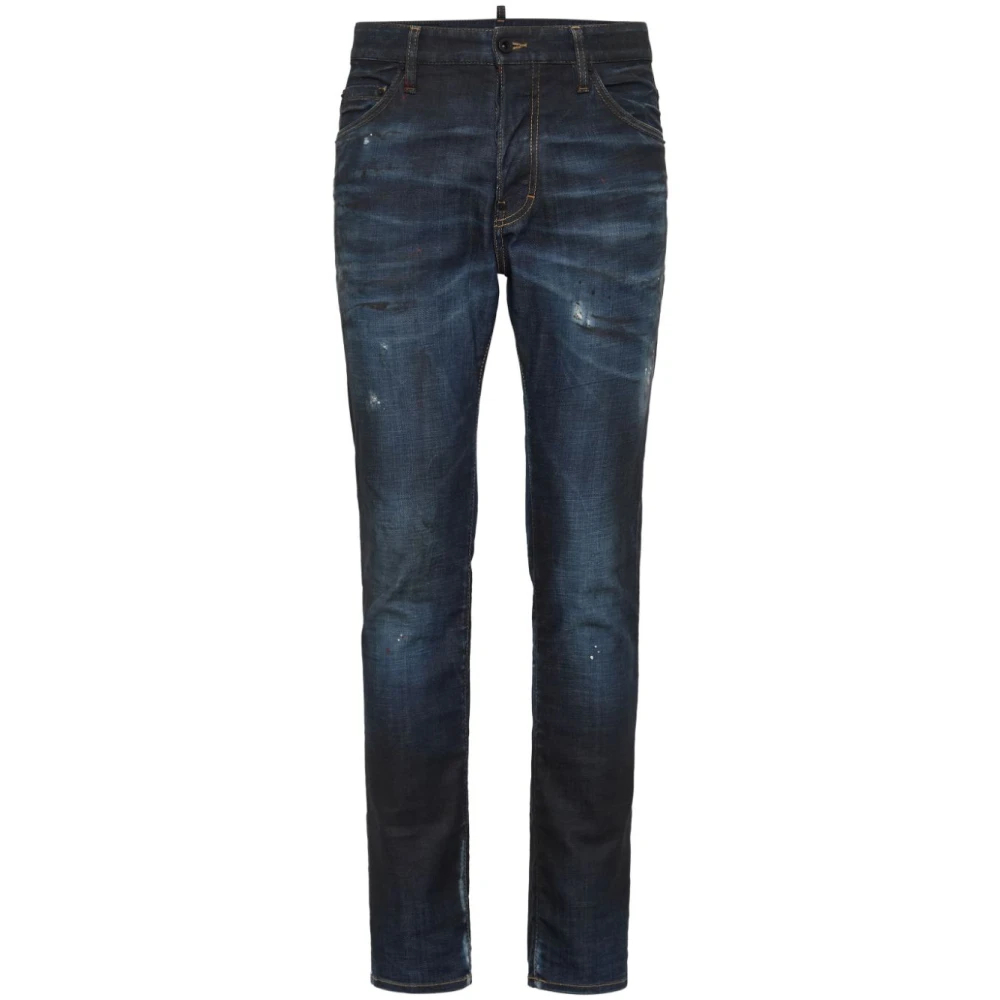 Dsquared2 Men's Blue Slim-Fit Jeans 3XL