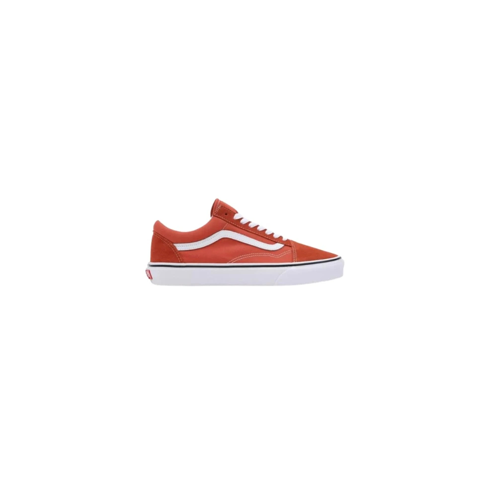 Vans Men's Red Sneakers Size 2 Uk