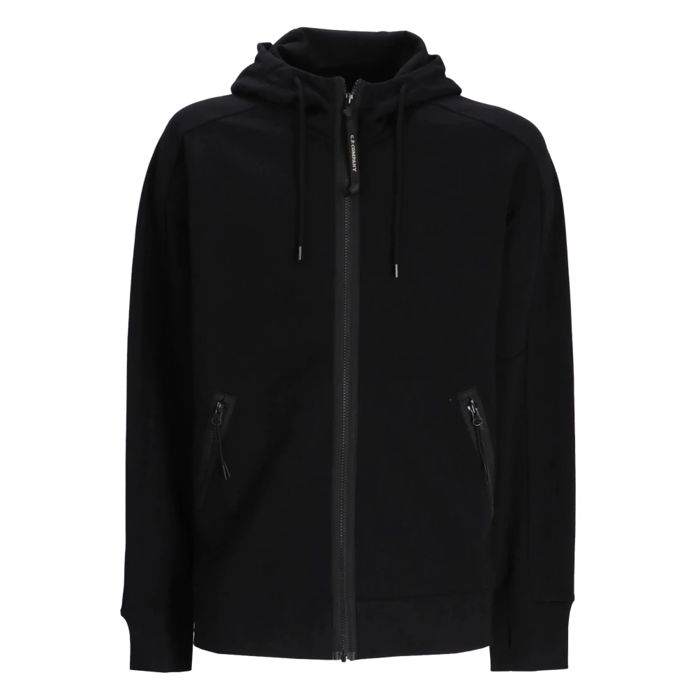 C.p. Company Men's Black Zip-Throughs 2XL