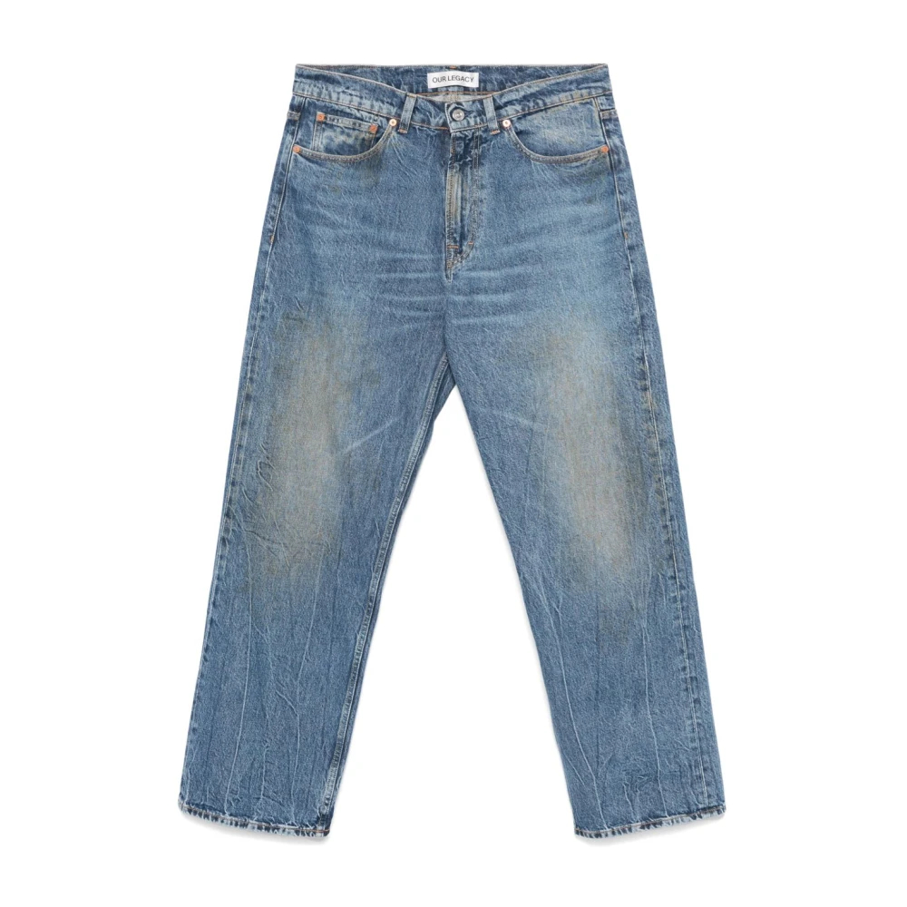 Our Legacy Men's Blue Straight Jeans W34