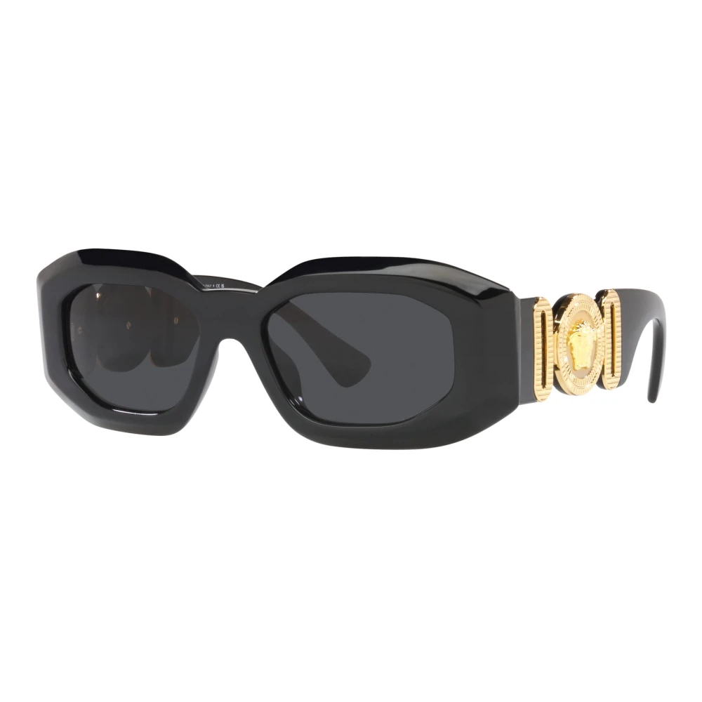 Versace Men's Gray Sunglasses Medium