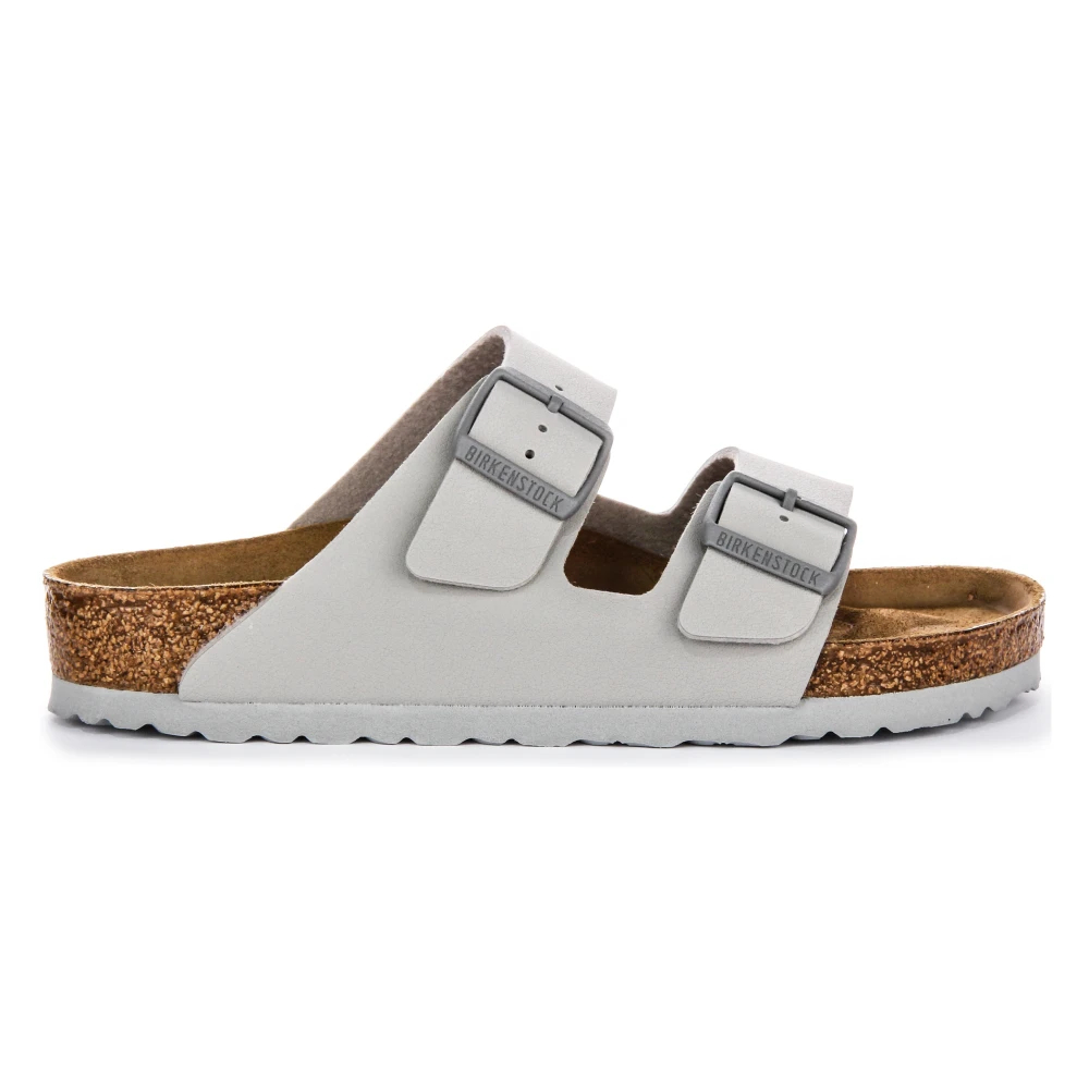 Birkenstock Women's Gray Sliders Size 7 Uk