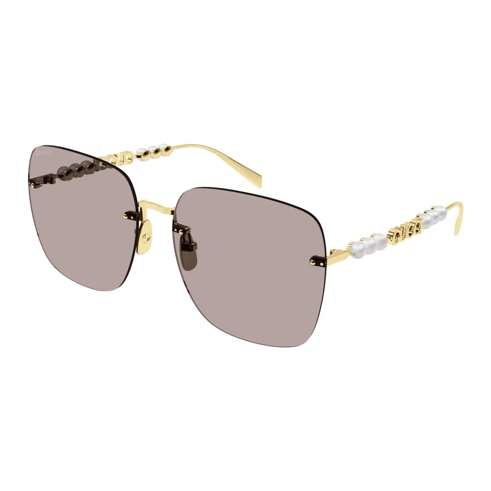 Gucci Women's Yellow Sunglasses Medium