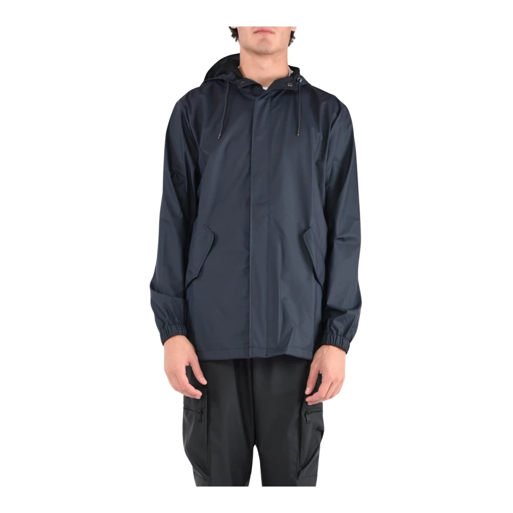 Rains Men's Blue Rain Jackets Medium