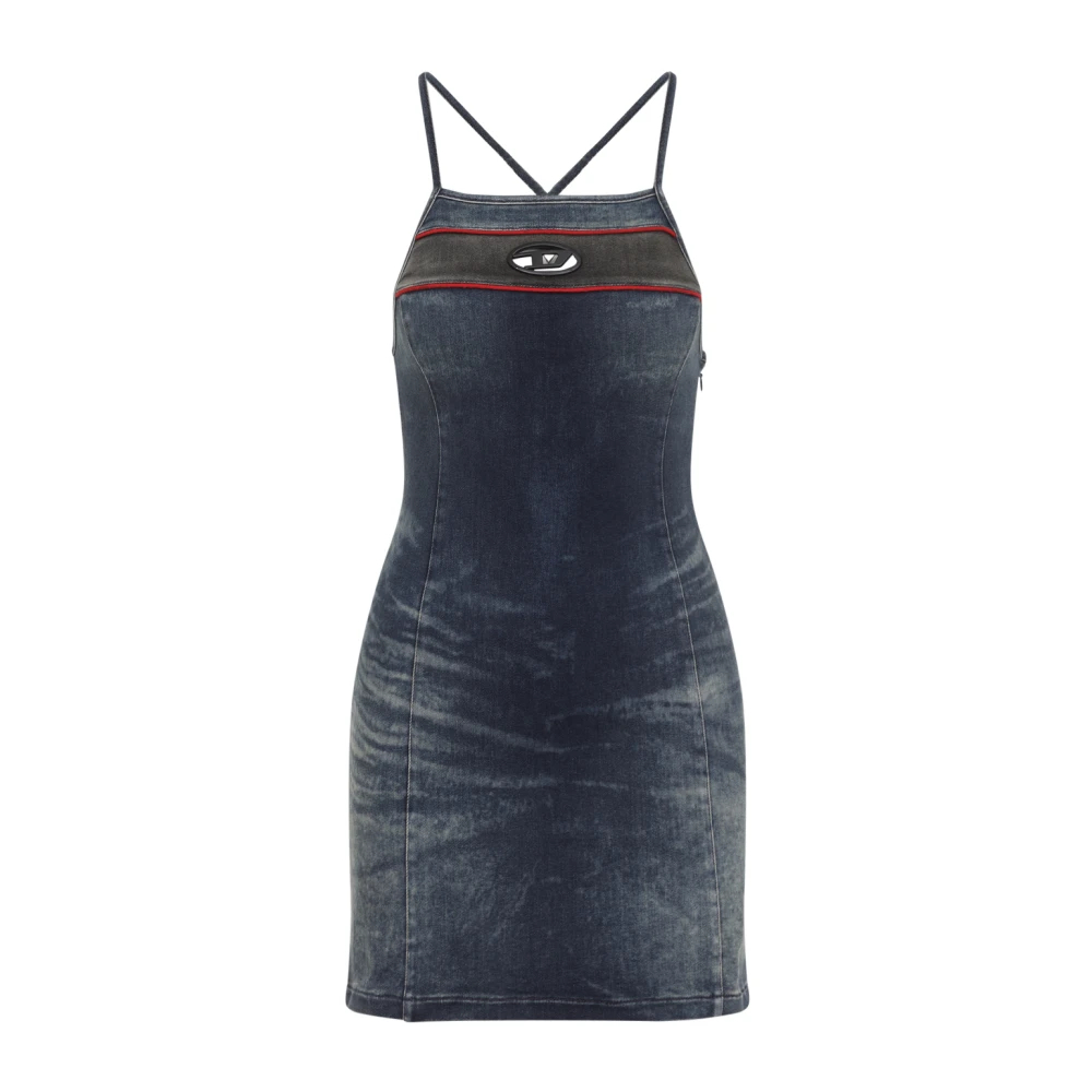 Diesel Women's Blue Short Dresses Extra Small