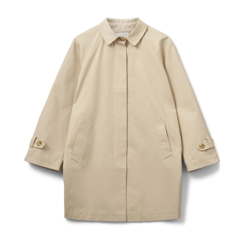 Sofie Schnoor Women's Beige Trench Coats Extra Small