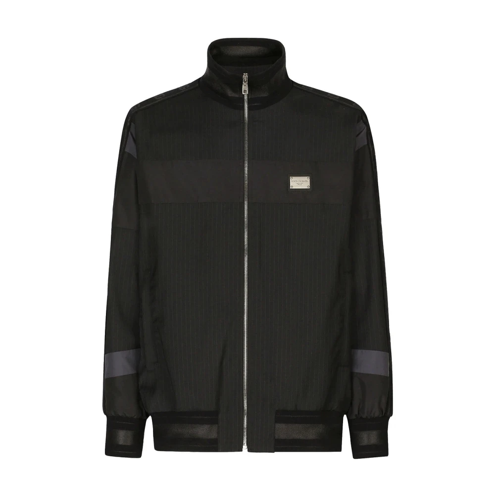 Dolce & Gabbana Men's Black Light Jackets Medium