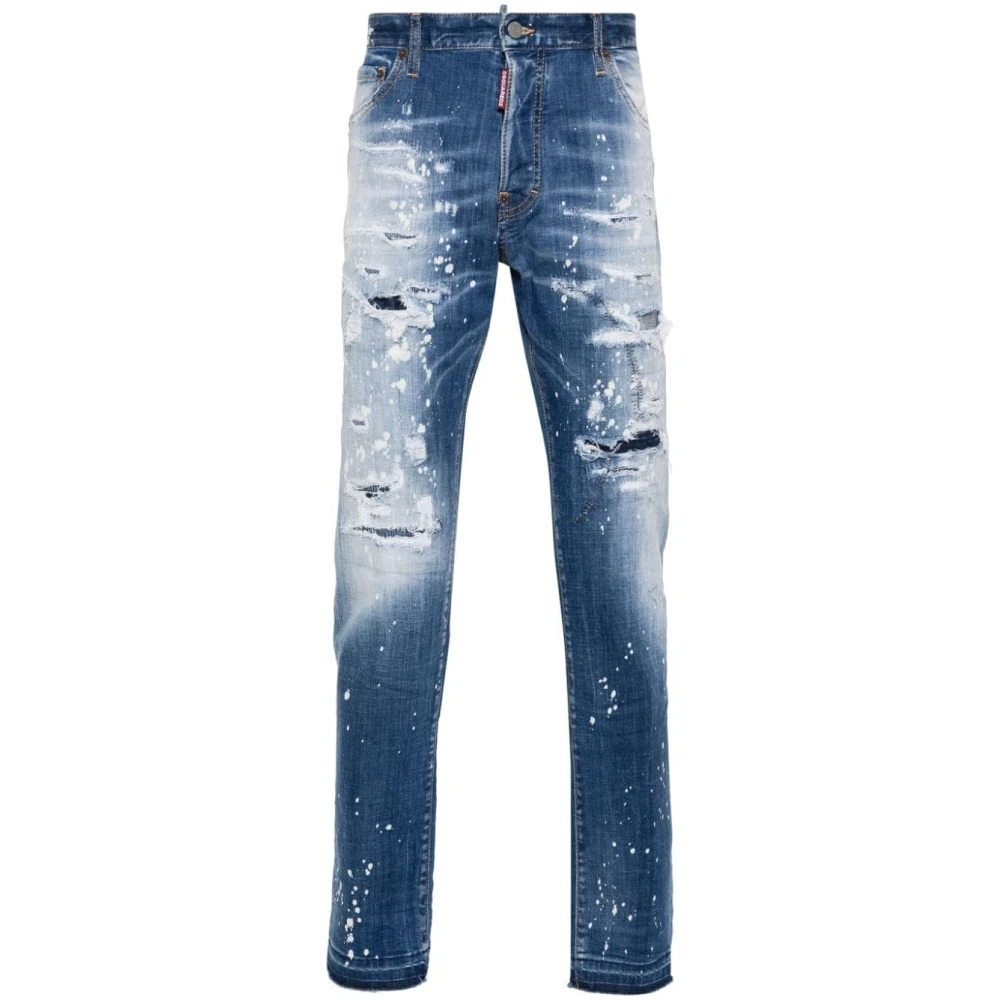 Dsquared2 Men's Blue Slim-Fit Jeans 3XL