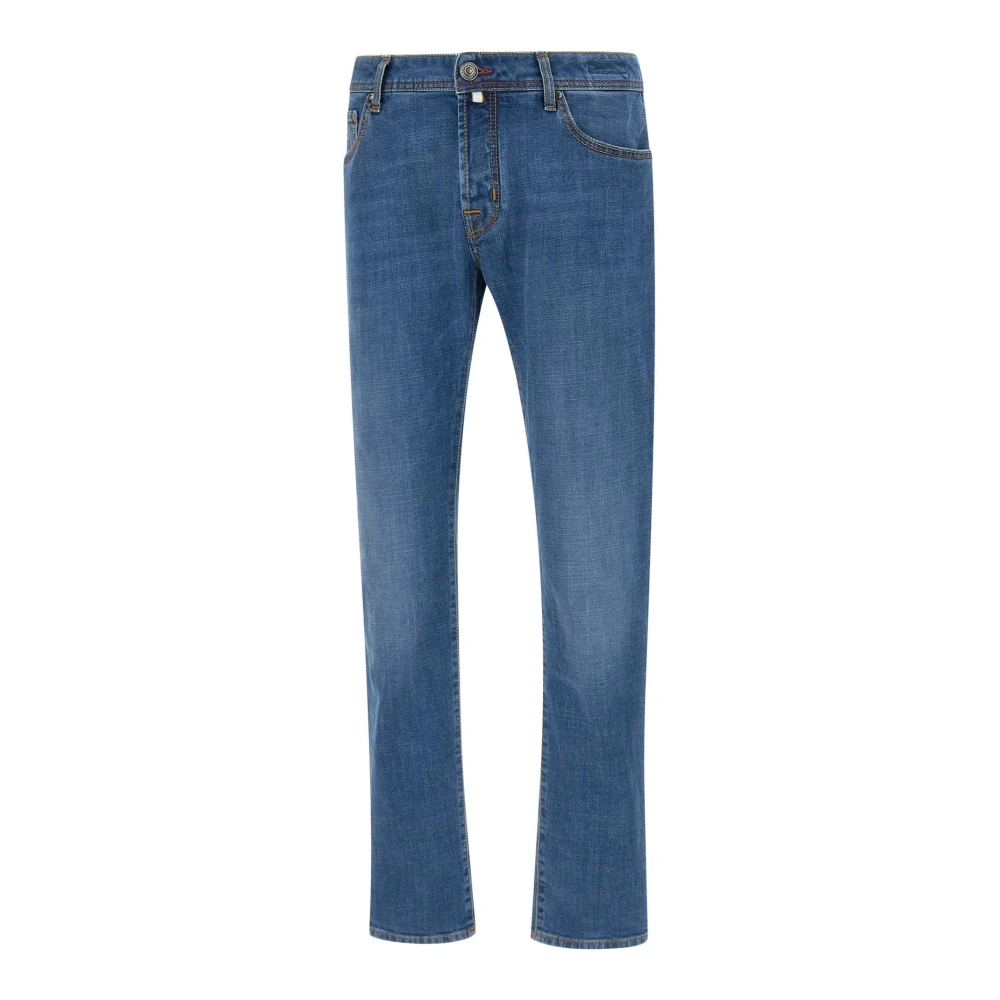 Jacob Cohën Men's Blue Slim-Fit Jeans W38