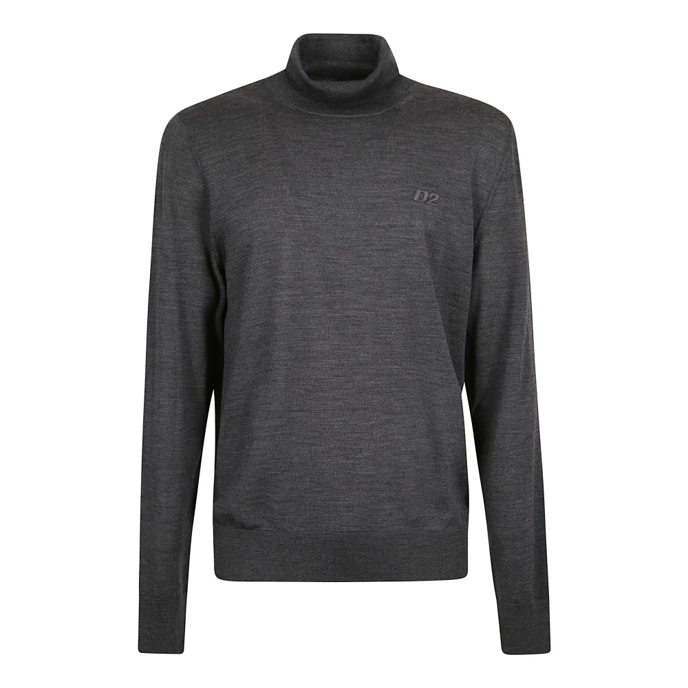 Dsquared2 Men's Gray Turtlenecks Extra Large