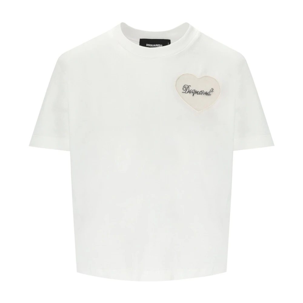 Dsquared2 Women's White T-Shirts Small