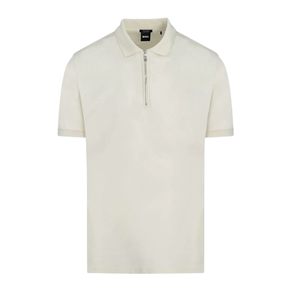 Hugo Boss Men's White Polo Shirts Medium
