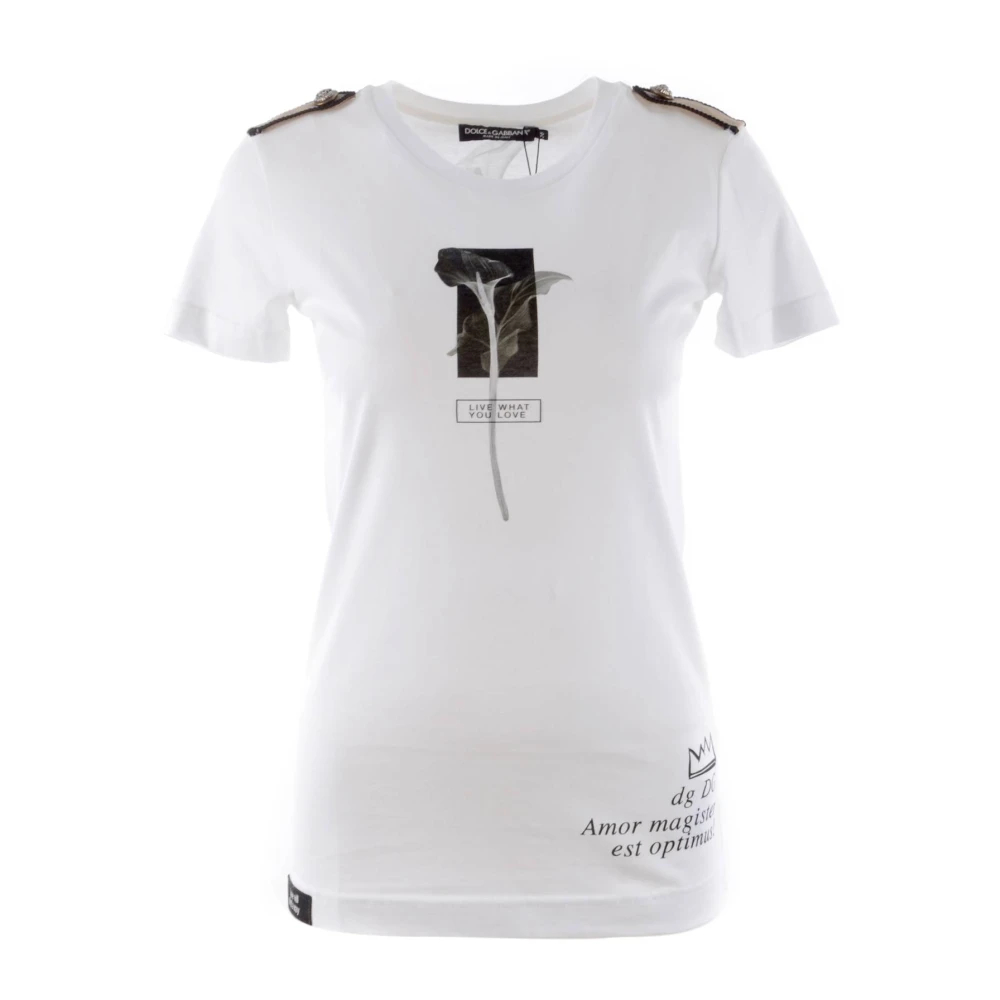 Dolce & Gabbana Women's White T-Shirts 3XS