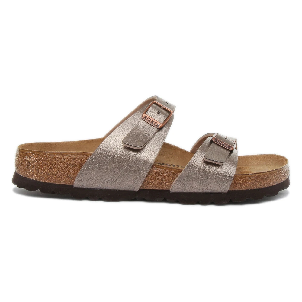 Birkenstock Men's Gray Sliders Size 7 Uk