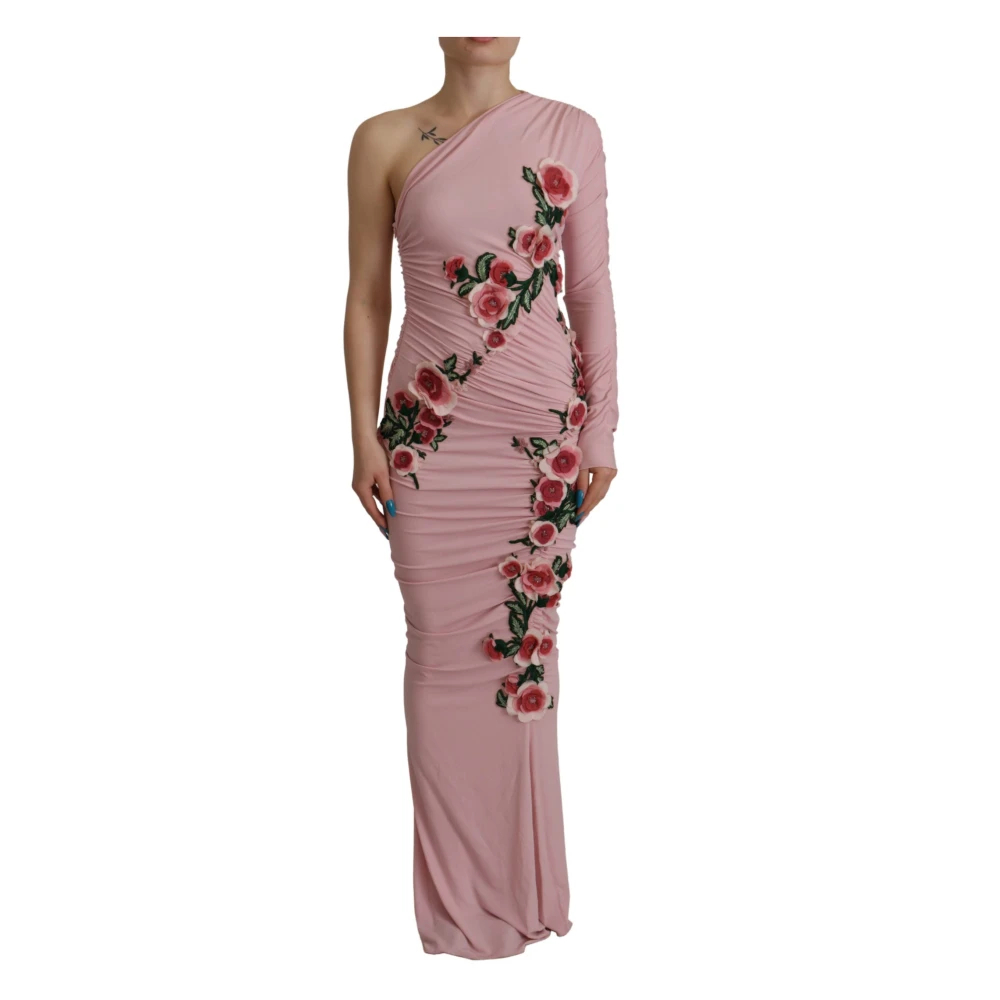 Dolce & Gabbana Women's Pink Maxi Dresses 2XS
