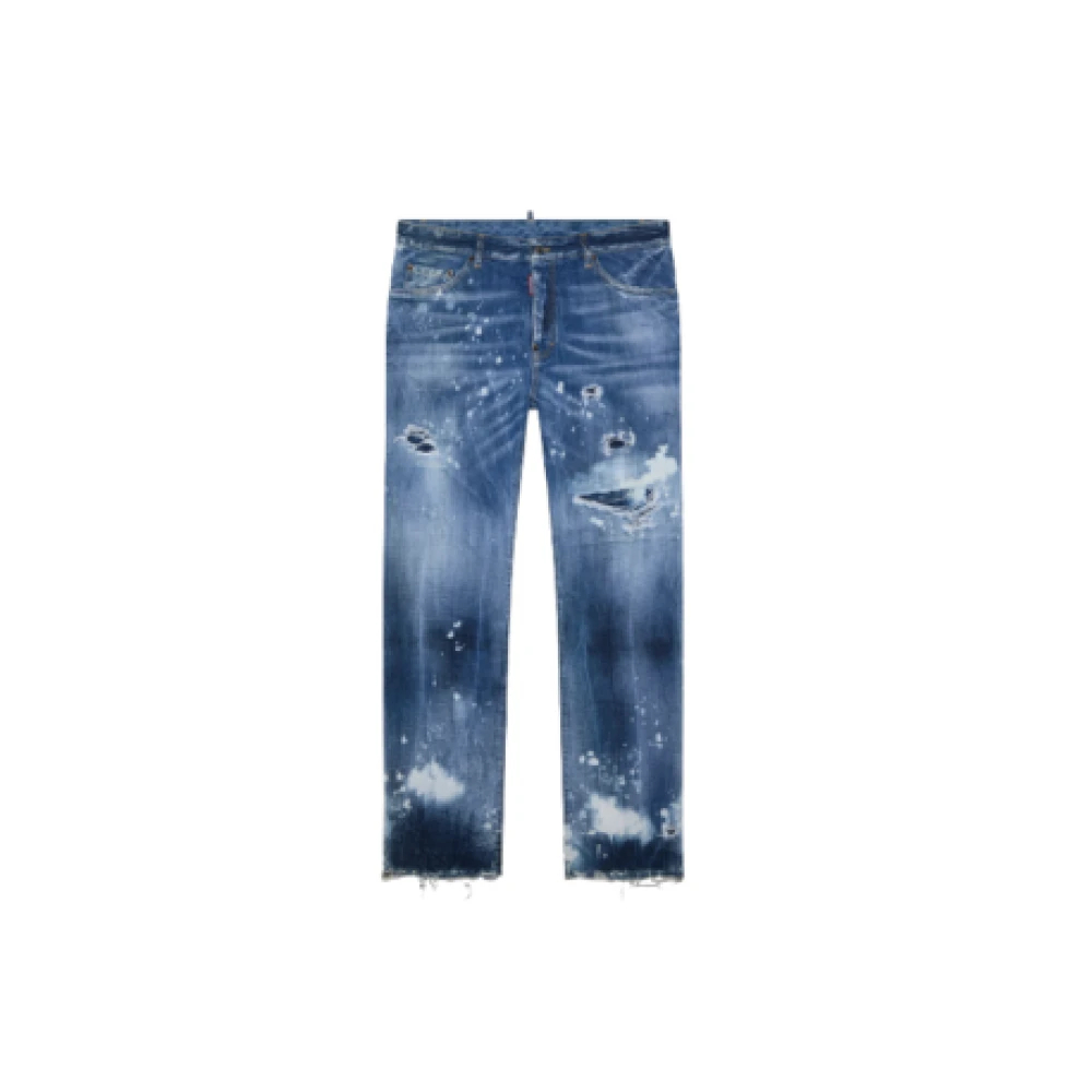 Dsquared2 Men's Blue Slim-Fit Jeans Medium