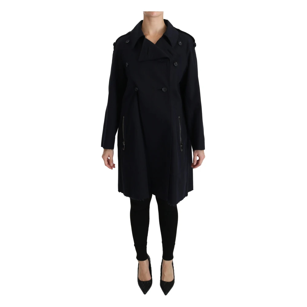 Dolce & Gabbana Women's Blue Trench Coats 3XS