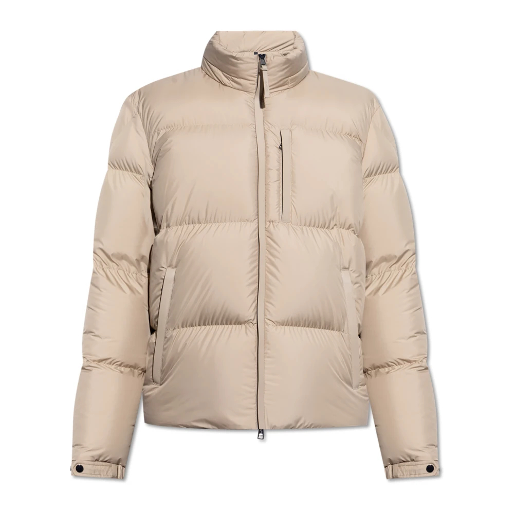 Moncler Men's Beige Down Jackets Extra Large