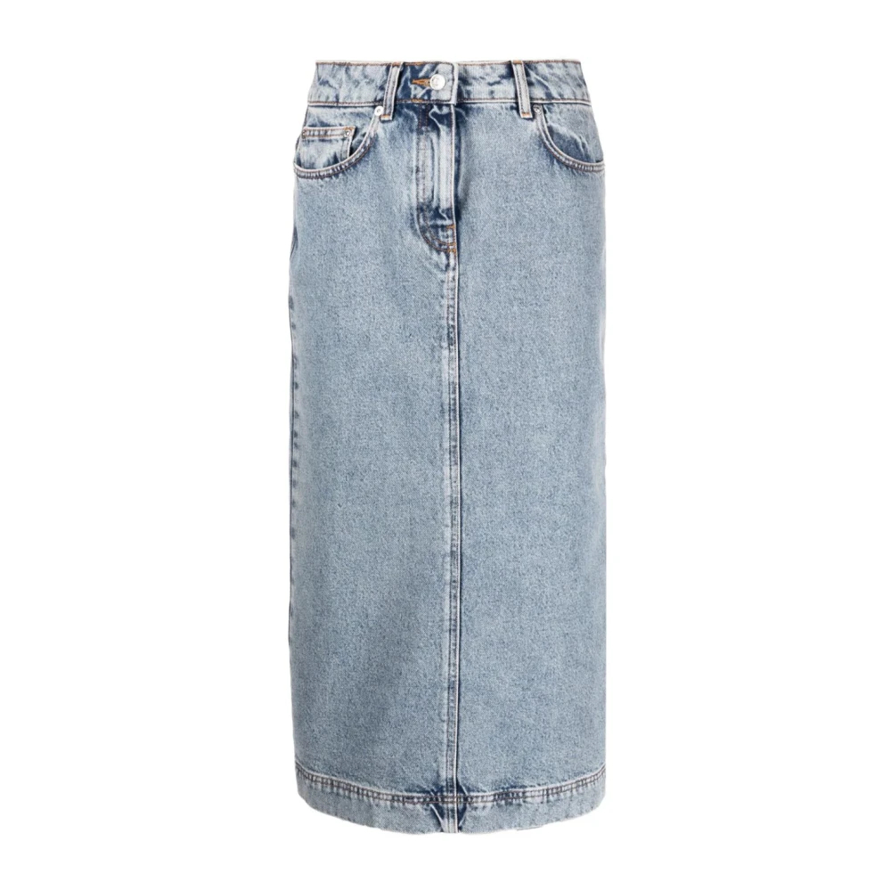 Moschino Women's Blue Denim Skirts Extra Small