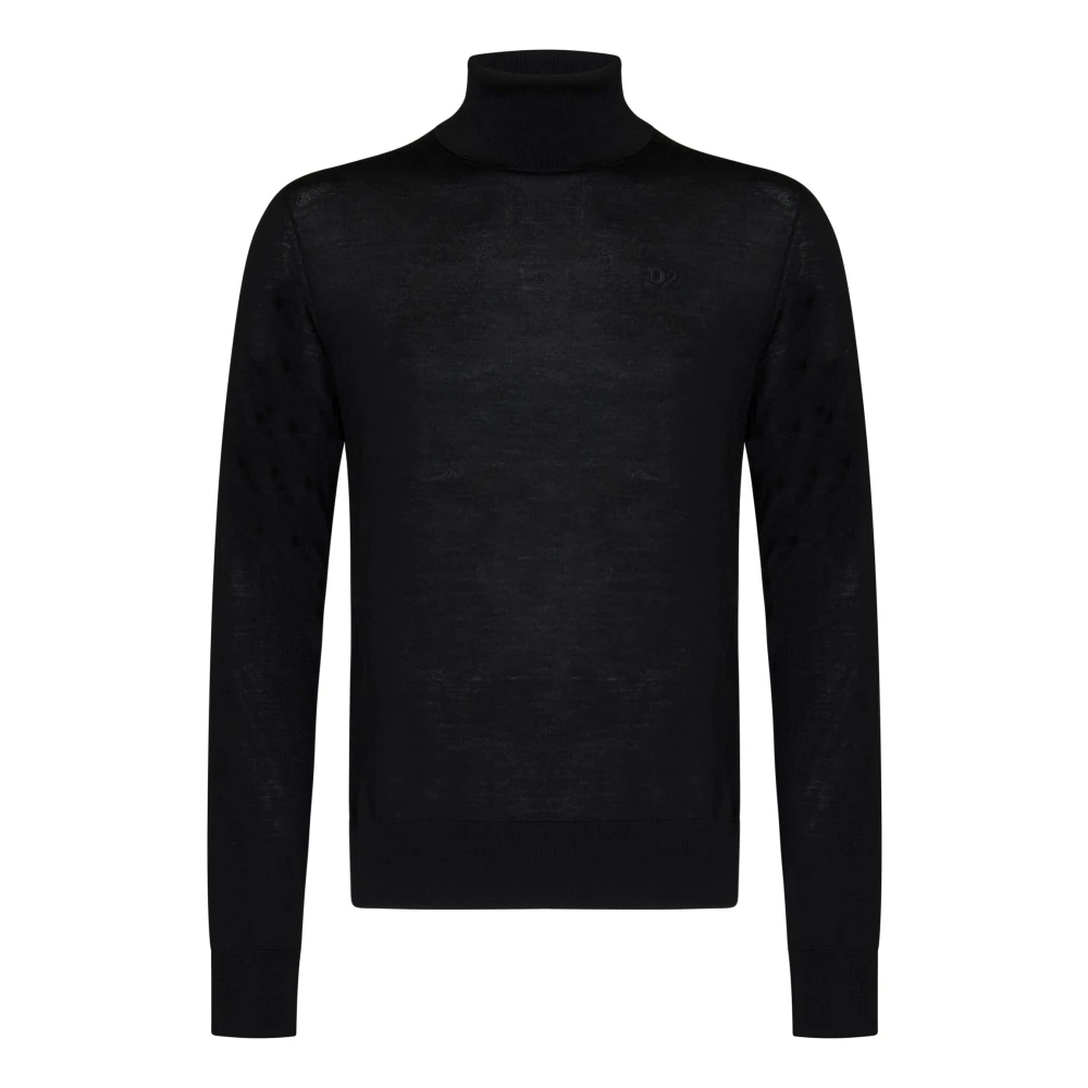 Dsquared2 Men's Black Turtlenecks Extra Large