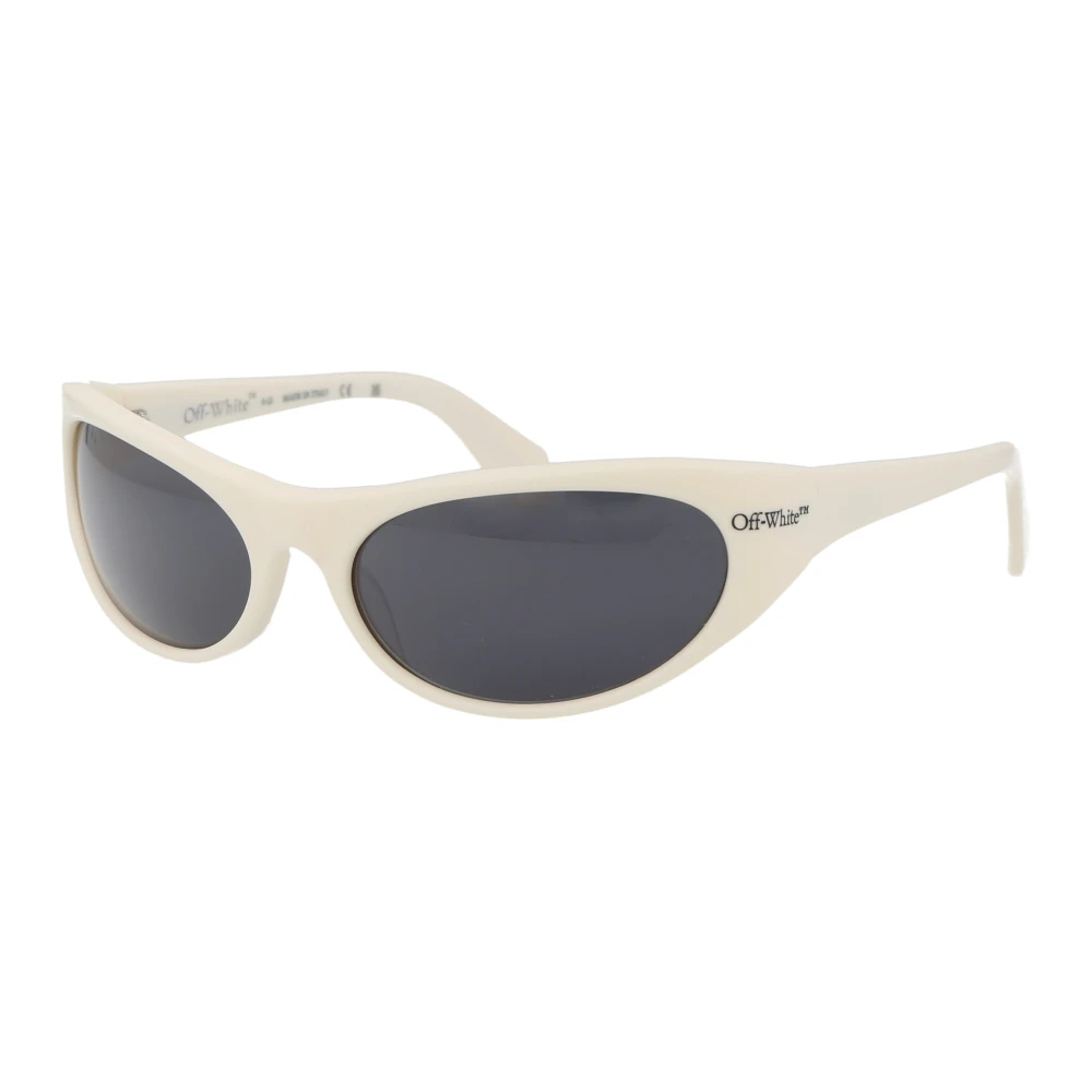 Off White Unisex White Sunglasses Medium