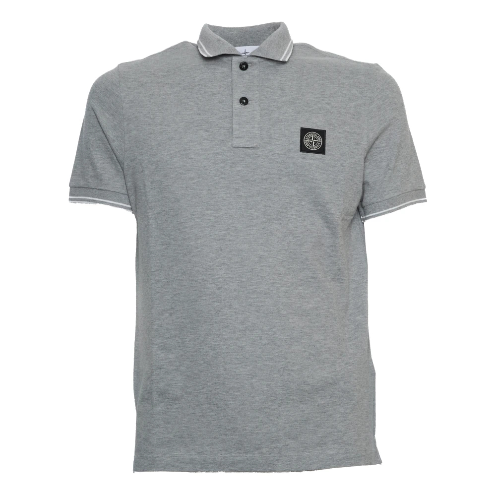 Stone Island Men's Gray Polo Shirts 2XL