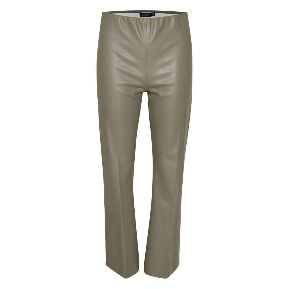 Soaked In Luxury Women's Gray Wide Trousers 2XL