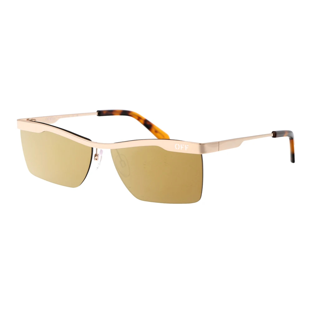 Off White Unisex Yellow Sunglasses Medium