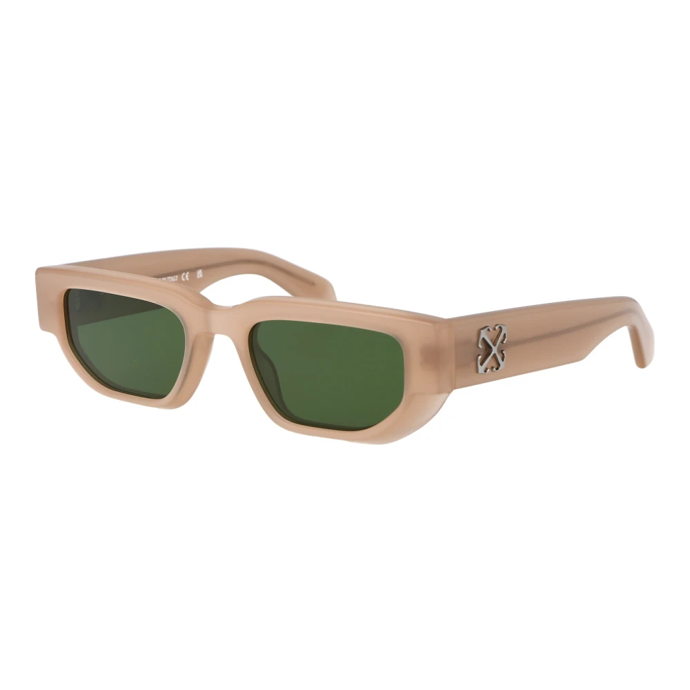 Off White Unisex Beige Sunglasses Medium