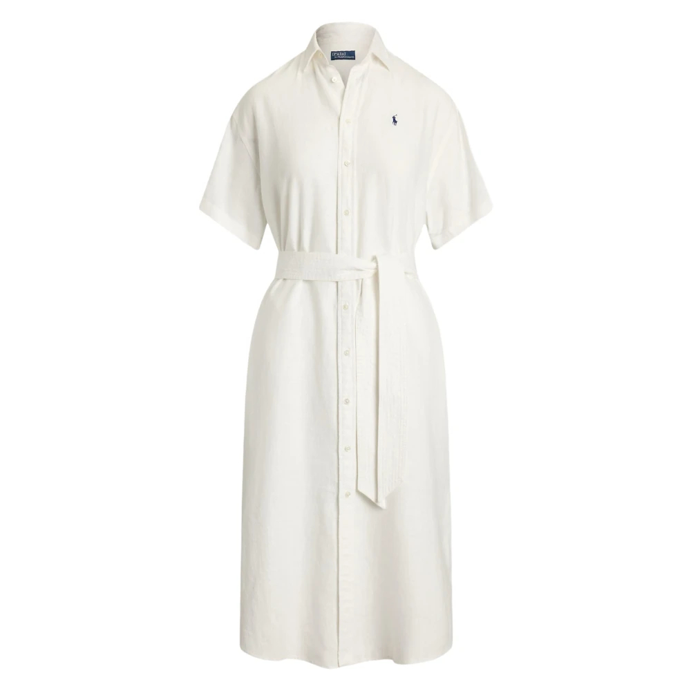 Polo Ralph Lauren Women's White Shirt Dresses Medium