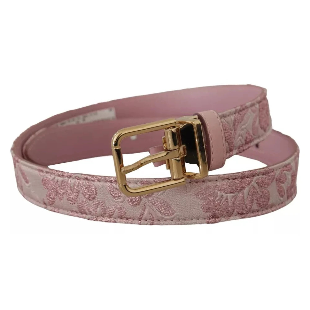 Dolce & Gabbana Women's Pink Belts Medium