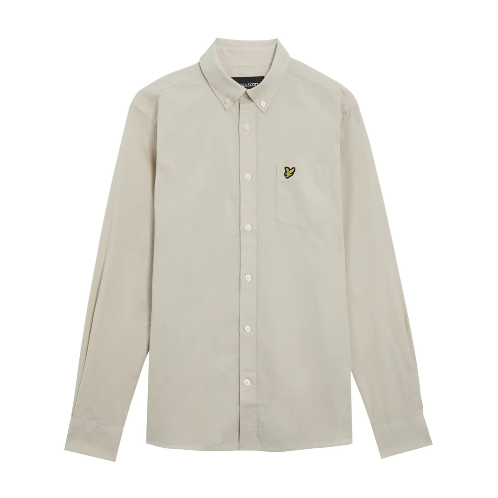 Lyle & Scott Men's Beige Casual Shirts Large