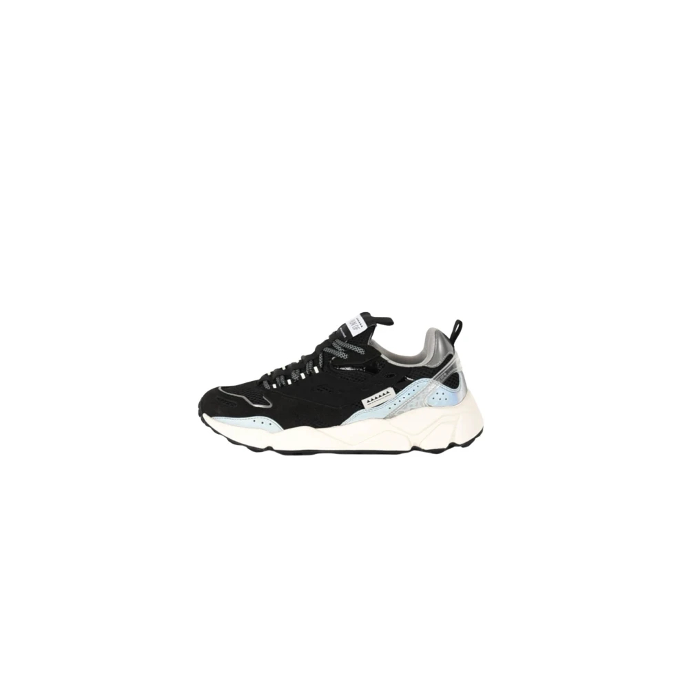 Run Of Men's Black Sneakers Size 9 Uk