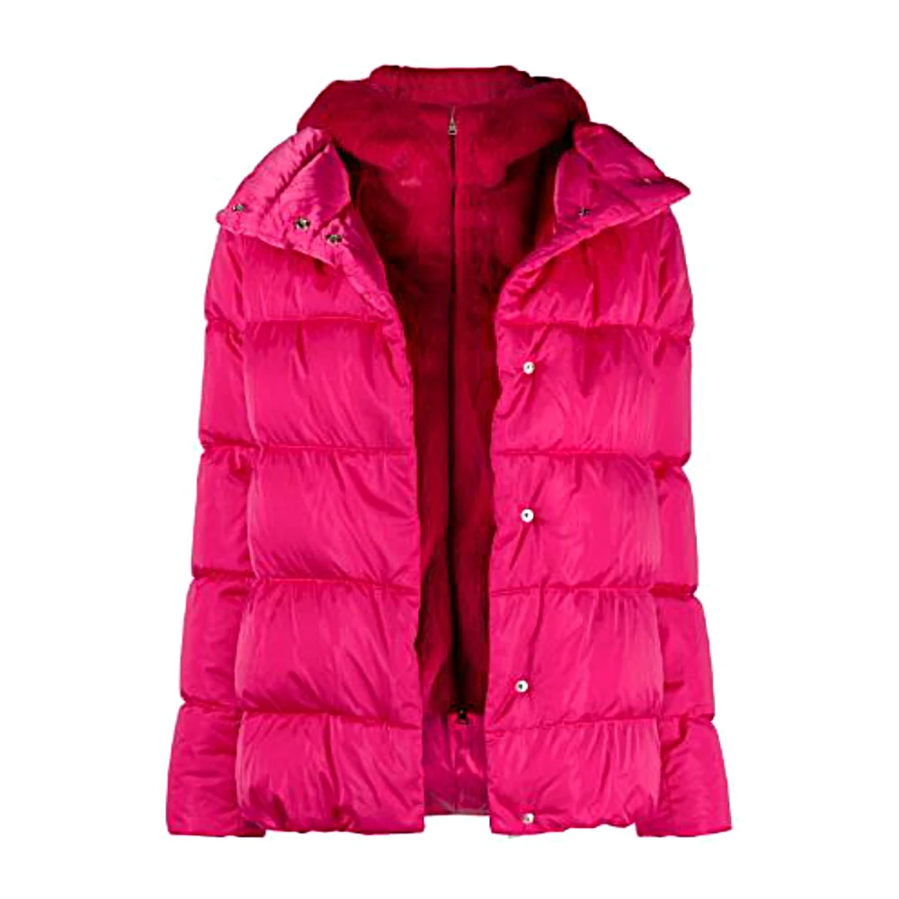 Herno Women's Purple Winter Jackets Extra Small