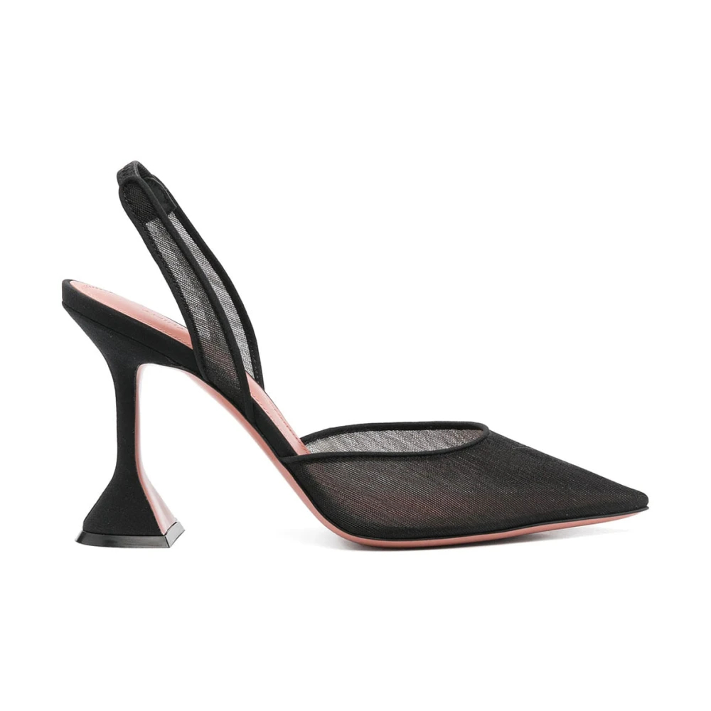 Amina Muaddi Women's Black Pumps Size 6 Uk