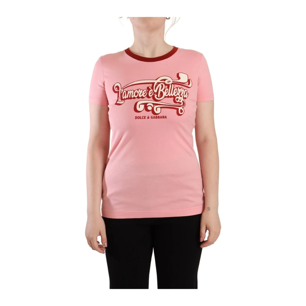 Dolce & Gabbana Women's Pink Sleeveless Tops 2XS