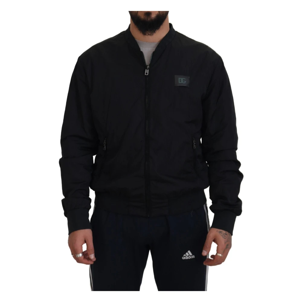 Dolce & Gabbana Men's Black Bomber Jackets Medium
