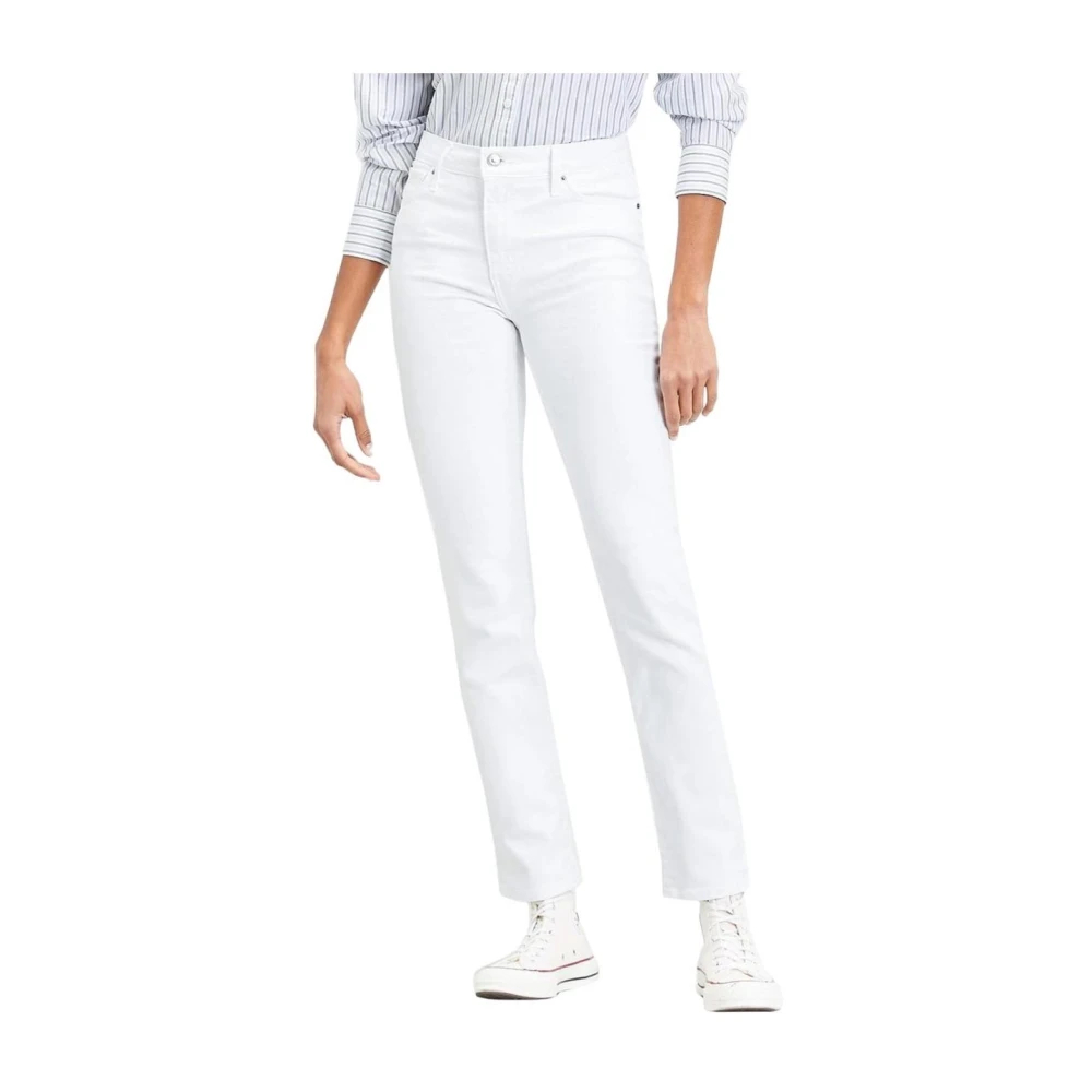 Levi's Women's White Slim-Fit Jeans W26 L30