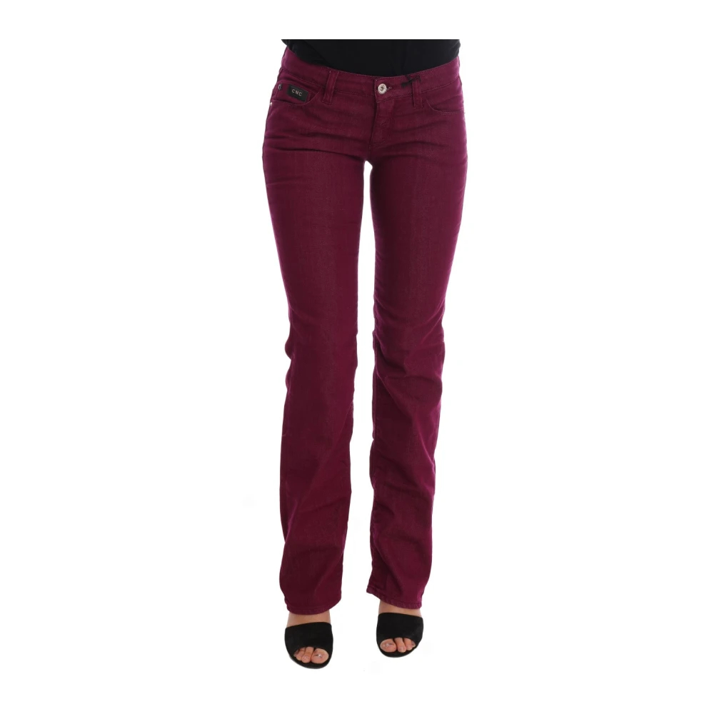 Costume National Women's Red Straight Jeans W26